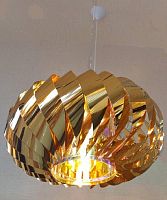 Светильник подвесной (Люстра) Мелодия Света Шар 220В E27 Золотой картинка 